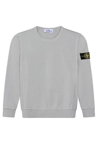Stone Island Junior Logo Patch Crewneck Sweatshirt