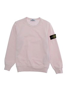 Stone Island Junior Logo Patch Crewneck Sweatshirt