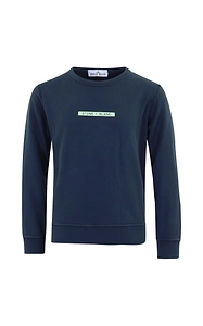 Stone Island Junior Long-Sleeved Crewneck Sweatshirt