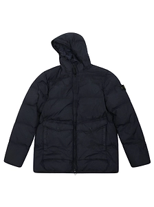Stone Island Junior Quilted Hooded Jacket