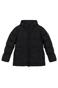 Stone Island Junior Quilted Hooded Jacket