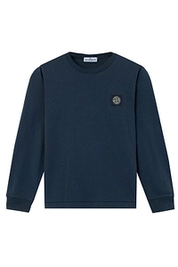 Stone Island Junior Regular Fit Long Sleeve T-Shirt