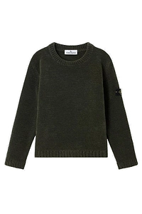 Stone Island Junior Regular Fit Crewneck Jumper