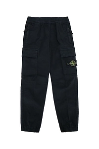 Stone Island Junior Logo Patch Cargo Pants