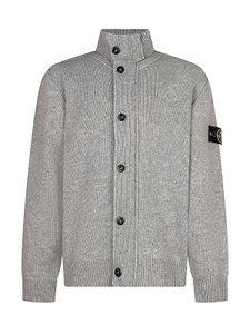 Stone Island Junior Stand Collar Cardigan