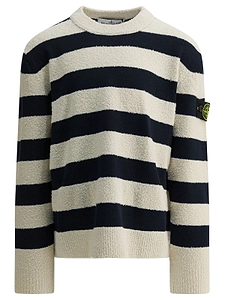 Stone Island Junior Striped Knitted Jumper