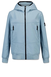 Stone Island Junior Zip-Up Hooded Jacket