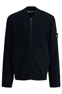 Stone Island Junior Zip-Up Knitted Jacket