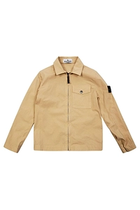 Stone Island Junior Zipped Logo-Patch Jacket