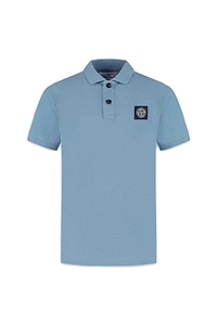 Stone Island Junior Compass Patch Polo Shirt