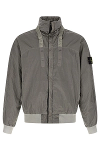 Stone Island Logo Patch Bomber Jacket