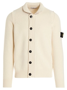 Stone Island Logo Patch Buttoned Cardigan