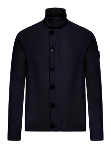 Stone Island Logo Patch Buttoned Cardigan