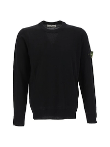 Stone Island Logo Patch Crewneck Jumper