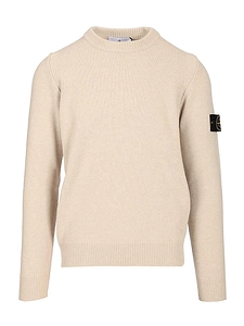 Stone Island Logo Patch Crewneck Jumper