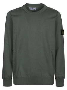 Stone Island Compass Patch Crewneck Jumper
