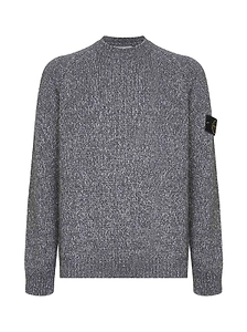 Stone Island Logo Patch Crewneck Jumper