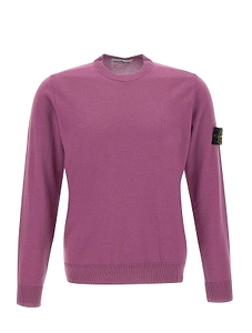 Stone Island Logo Patch Crewneck Knit Jumper