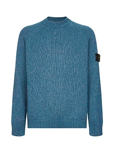 Stone Island Logo Patch Crewneck Jumper