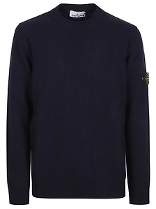 Stone Island Logo Patch Crewneck Sweater