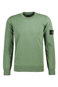 Stone Island Logo Patch Knitted Jumper