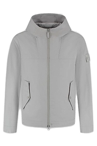 Stone Island Logo Patch Zip-Up Jacket