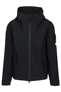 Stone Island Logo Patch Zip-Up Jacket