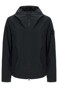 Stone Island Logo Patch Zip-Up Jacket