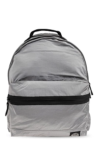 Stone Island Logo Patch Zipped Backpack