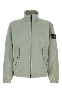 Stone Island Stand Collar Zip-Up Jacket