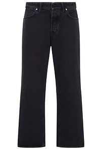 Stone Island Logo Patch Straight-Leg Jeans