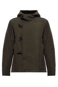 Stone Island Toggle-Fastening Hooded Jacket
