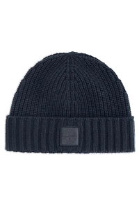 Stone Island Turn-Up Brim Beanie Hat