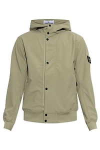 Stone Island Zip-Up Hooded Jacket