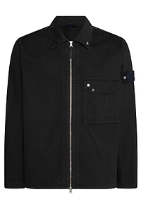 Stone Island Zipped Denim Overshirt