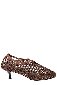 Strategia Connie Woven Kitten Heel Pumps
