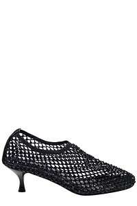 Strategia Connie Mesh Kitten Heel Pumps