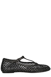 Strategia Dolly Rhinestone T-Bar Ballet Flats