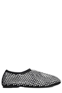 Strategia R11 Studded Mesh Ballet Flats
