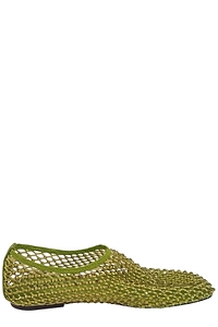 Strategia R11 Studded Mesh Ballet Flats