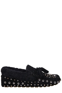 Strategia R 55 Studded Tassel Flat Shoes