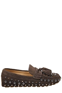Strategia R51 Studded Tassel Flat Shoes