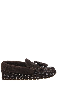 Strategia R55 Embellished Tassel Flat Shoes