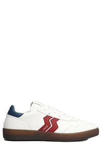 Strype Logo Detail Lace Up Sneakers