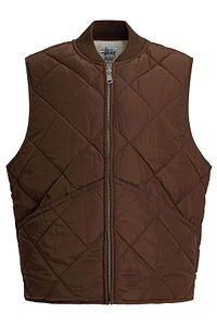 StÜSsy Quilted Zip-Up Insulated Vest