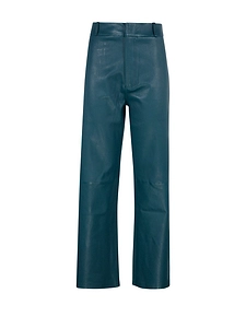Studio Ar Straight-Leg Leather Pants