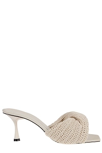 Studio Amelia Knitted Twist Front Mules