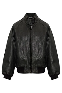 Studio Nicholson Overstand Leather Jacket