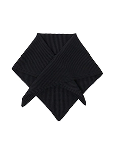 Ribbed Triangle Scarf