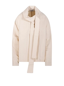 Studio Nicholson Tie Neck Boxy Top